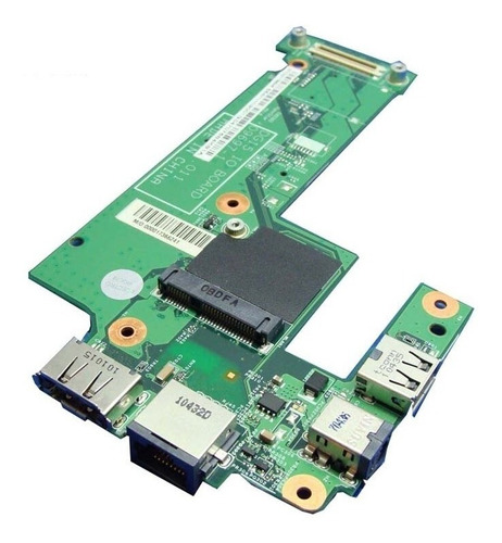 Placa Power Jack Rede Usb Ent. Font Dell Inspiron N5010