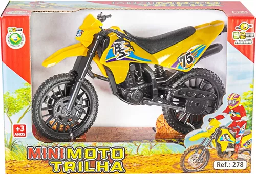 Moto De Trilha 27 Cm De Brinquedo Infantil Meninos BS Toys