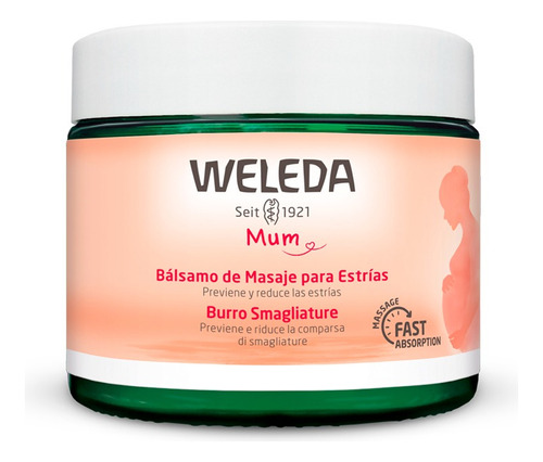 Weleda Balsamo De Masaje Para Estrias 150 Ml.