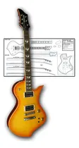 Comprar Plano Para Luthier Fernandes Ravelle (a Escala Real)