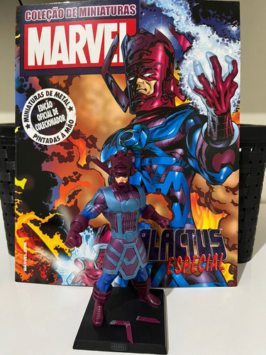 Miniatura Marvel Eaglemoss - Galactus Mega Especial ( Leia ) (Usado)