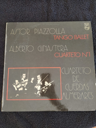 Vinilo Cuarteto Almerares Piazzolla Tango Balet Supercultura