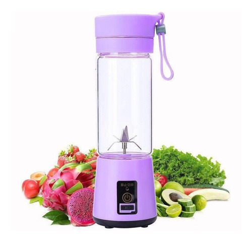 Licuadora Y Exprimidora Portátil 380 Ml Usb