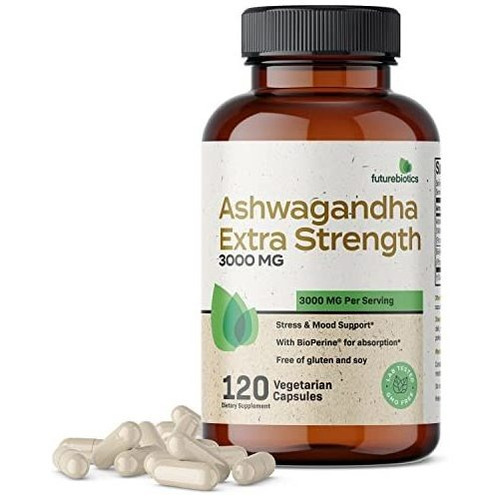 Ashwagandha Futurebiotics 3000mg Extra Strength 120cap