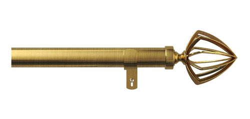 Barral De Cortina Metal Extensible 120 A 220 Oro Lanza Cuota