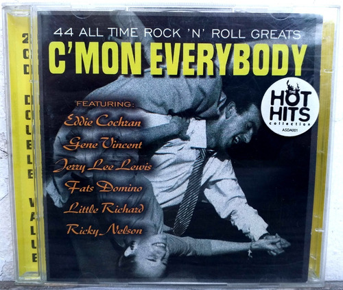 Varios - C'mon Everybody - Cd Ingles Doble 1997 Rock 50s 60s