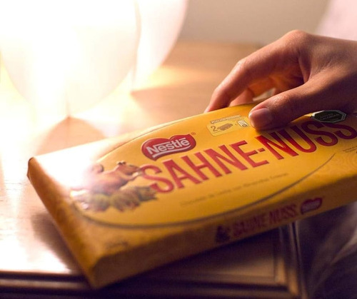Chocolate Nestle Chile Sahne Nuss Importado 2 Barras De 160g
