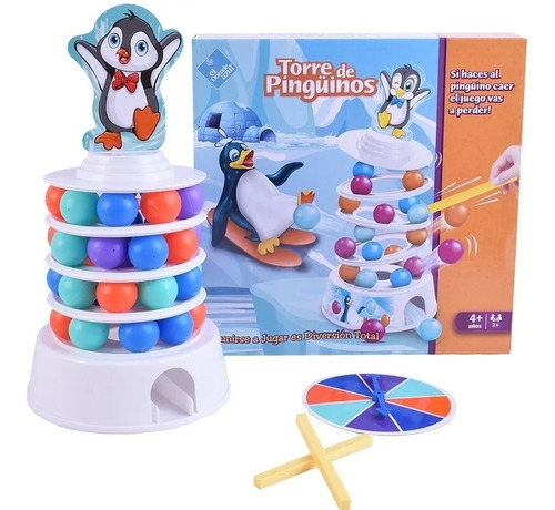 Torre De Equilibrio Pingüino El Duende Azul