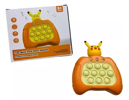 POPIT ELECTRÓNICO JUGUETE INTERACTIVO SENSORIAL MODELO PIKACHU