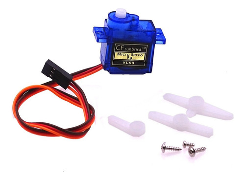 100x Micro Servo Motor Robô Helicóptero Avião 9g Sg-90 