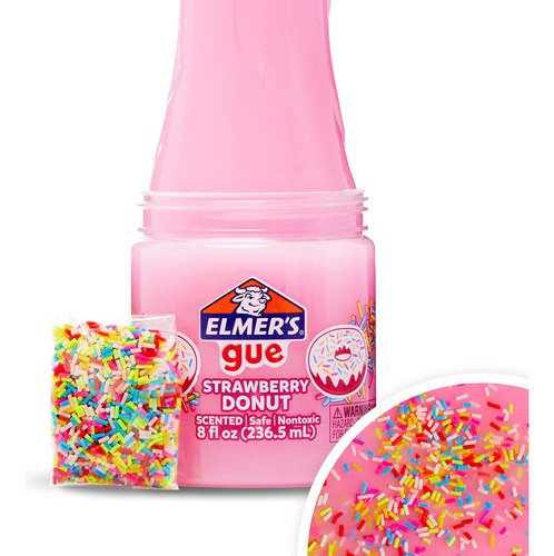 Elmers 8oz Strw Donut Mixin Premade Slime