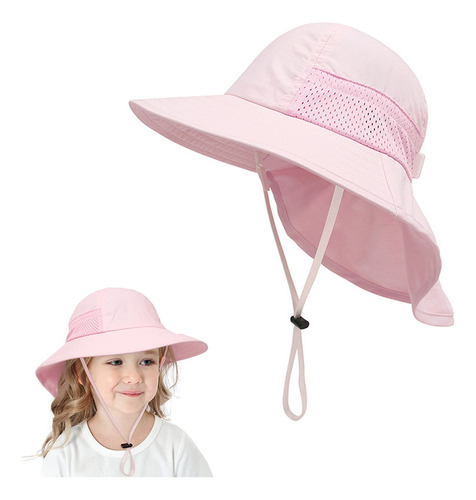 Gorra De Playa Para Niños, De Verano, De Ala Ancha, Protecci