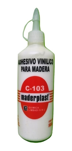 Pegamento Adhesivo Vinilico Maderplast C-103 500cc Cola Menv