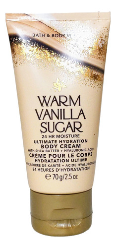  Bath & Body Works Mini Body Cream Warm Vanilla Sugar 70g