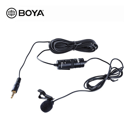 Microfono Pechero Solapero Boya By-m1 Cable De 6 Mts Camara