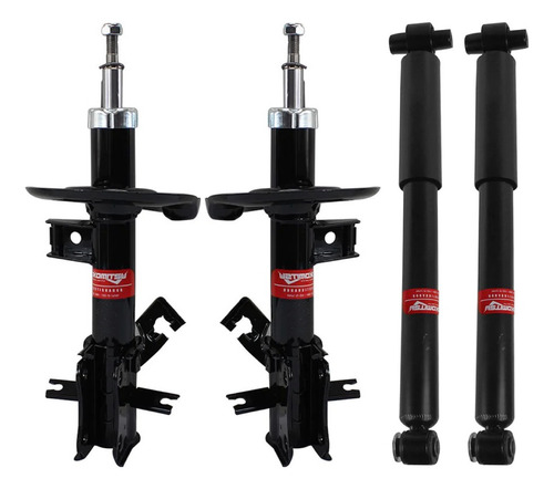Kit 4 Amortiguadores Y Bases Para Sentra B-16 2011 2012 2.0l