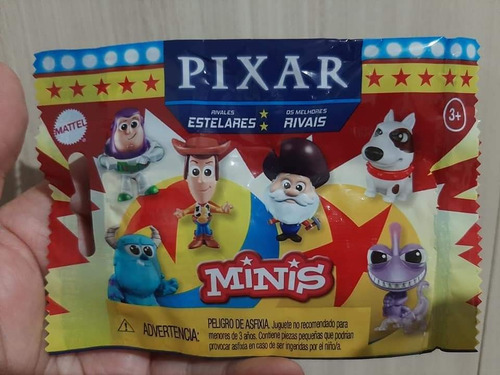 Boneco Pixar Minis Cachorro Scud 3cm Toy Story Disney Mattel