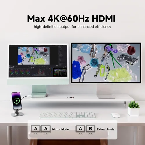 Minisopuru Iexpandmate Ds802pro Concentrador Usb-c Con Hdm