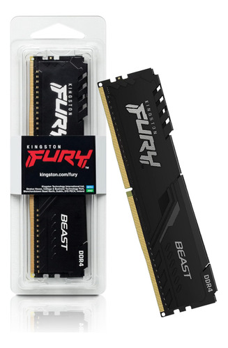 Memoria 8gb Ddr4 3200 Cl16 1.35v Desktop Fury Kingston