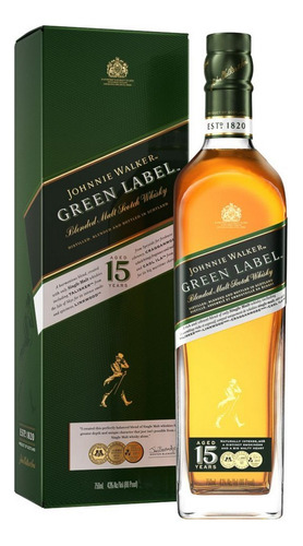 Whisky Johnnie Walker Green 750ml Envío Gratis 