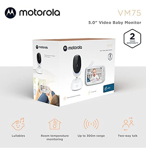 Motorola Baby Monitor - Vm75 Video Baby Monitor Con Cámara