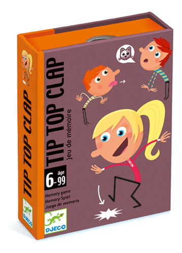 Juego De Cartas Infantil Tip Top Clap - Djeco - Adeleste 