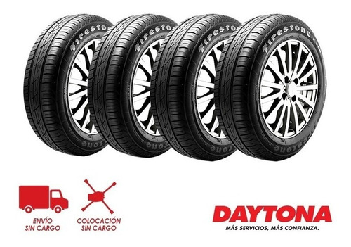Combo X4 185/65 R14 Firestone F600 86t + Envío Gratis