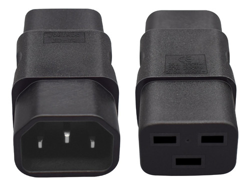 3 Adaptador De Corriente Iec320 C14 A Iec320 C19, C14 Macho