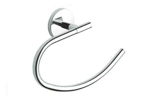 Elegante Set De 4 Accesorios Baño Plateados Serie Griven