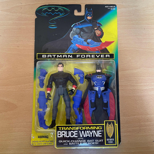 Figura Transforming Bruce Wayne Batman Forever Kenner 1995