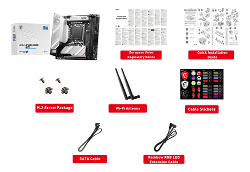 Placa Madre Msi Mpg B760i Edge Wifi Gaming Lga 1700 Ddr5