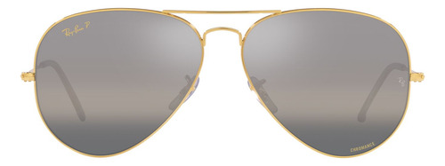 Lentes De Sol Rb3025 Aviator Chromance Plateado/gris Ray-ban