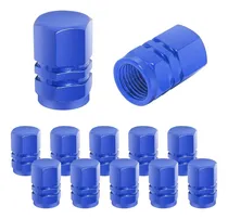 Comprar Tapa Valvula De Gusanillo Aluminio Jdm 4pcs Tuning Azul