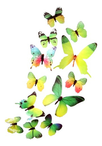 Mariposas Adhesivas 3d Para Decoración Hogar