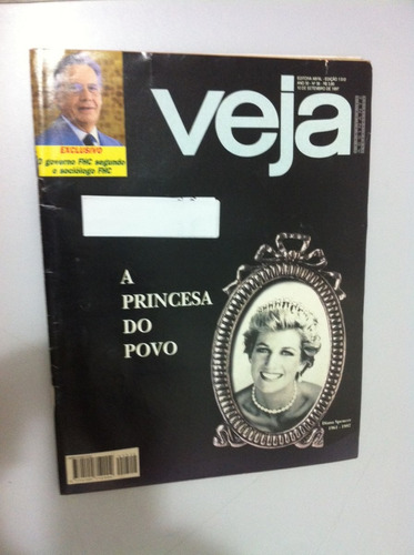 Revista Veja Nº 1512 Princesa Diana Pasquale Fhc Vera Fische