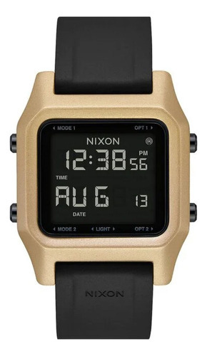 Reloj Para Unisex Nixon Staple Black / Gold A1309-010 Negro