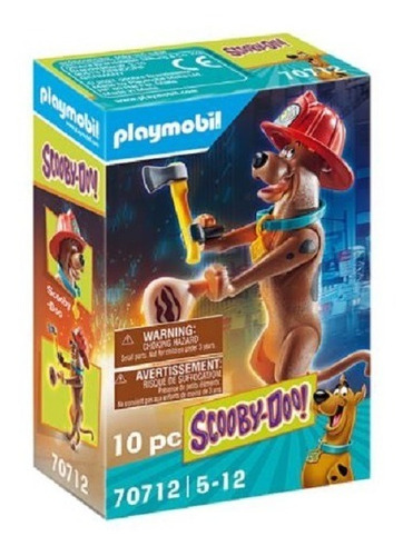 Playmobil 70712 Scooby-doo! Figura Coleccionable Bombero 