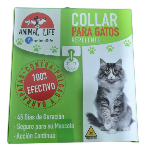 Collar Anti Pulgas Repelente Garrapatas Gatos - Animal Life