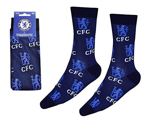 Calcetines Con El Escudo De Fútbol Del Chelsea Fc