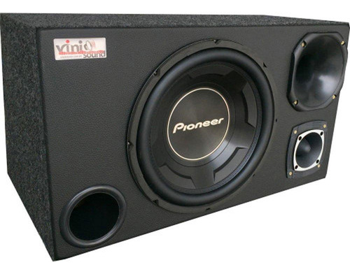 Caixa Trio Pioneer Ts-w3090br Bob. Dupla + Driver + Tweeter