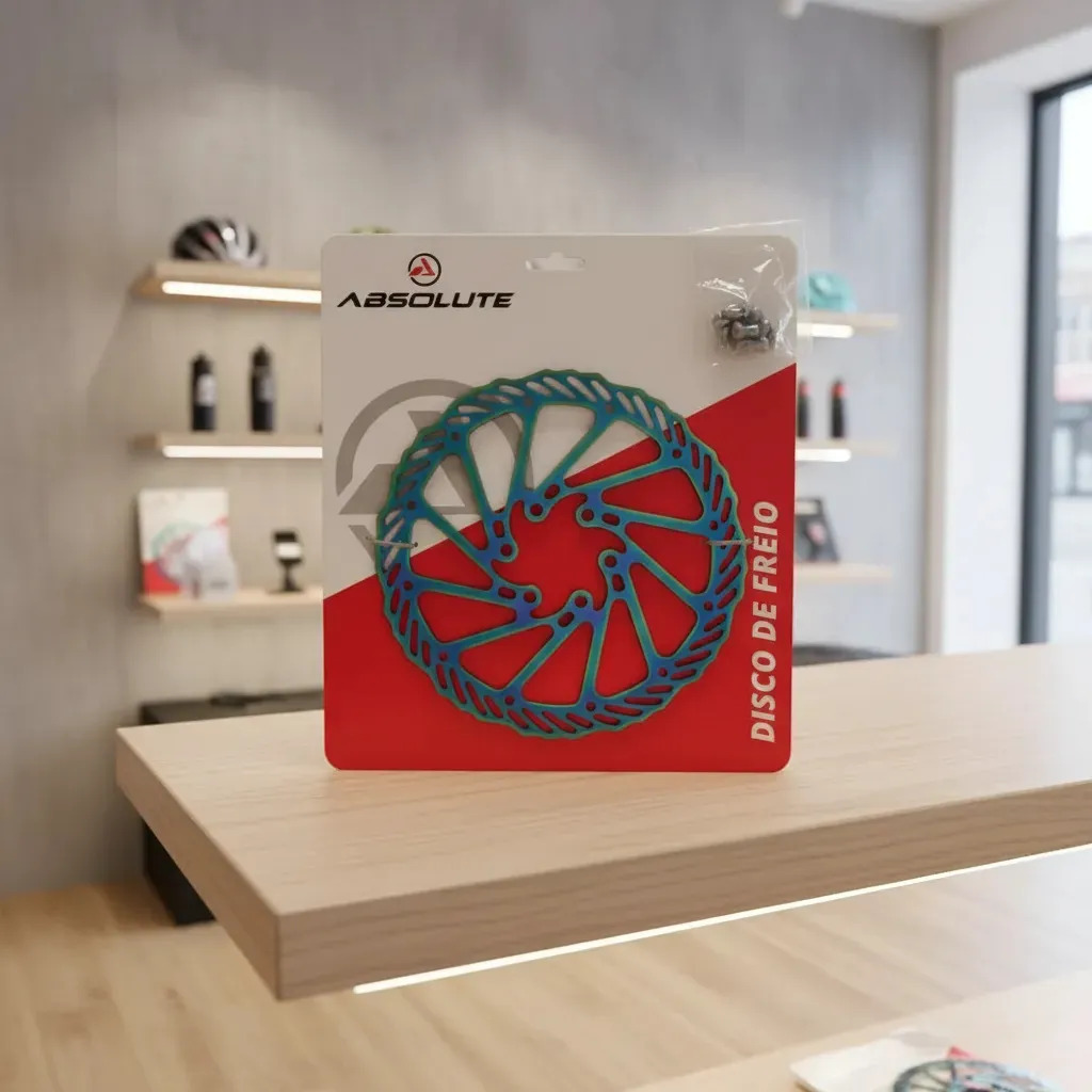 Disco Rotor Freio Bike Absolute Camaleao 160/180/203 Camaleao 160