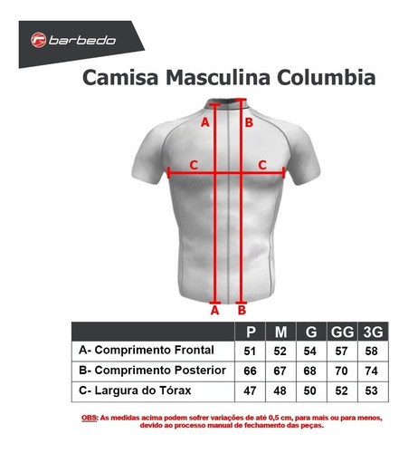Camisa Ciclismo Barbedo Columbia Verde Claro