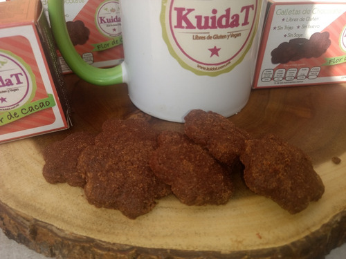 Imagen 2 de 6 de Galleta Sin Gluten - Flor De Cacao Kuidat Paquete 10 Cajas.