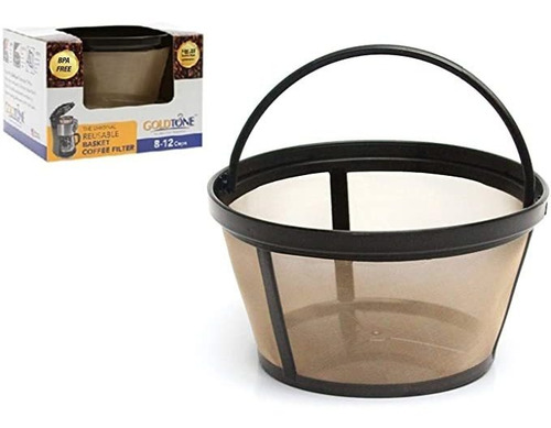 Dorado Reutilizables 8-12 Taza De La Cesta De Café De Filtro