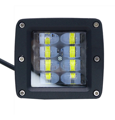 Faro Led 4 24w 2835 Smd 10-30v F/ Estrobo 3 Fases Xtreme