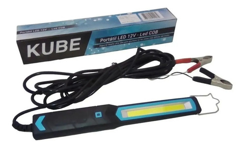 Portatil De Led Con Cable 5 Metros Clips A Bateria 12v.