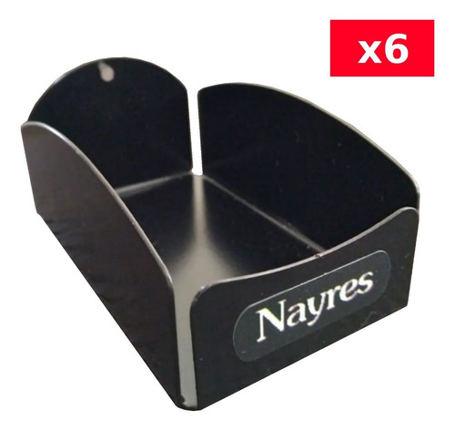 Imagen 1 de 5 de 6 X Porta Sobre Azúcar Aderezo Edulcorante Metal Bar Nayres