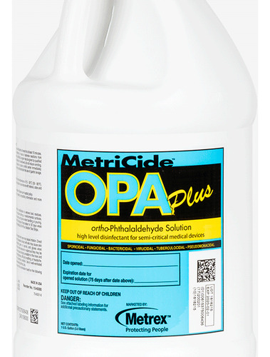 Metricide Opa Plus Desinfectante Alto Nivel Cidex Opa 1 Gal