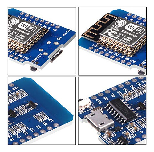 Placa De Desarrollo De Internet Wifi Wlan D1 Mini Nodemcu Lu