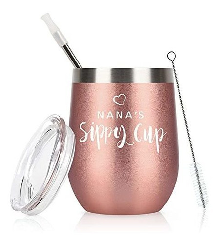 Nana Gifts Nana S Sippy Cup Vaso De Vino Tapa Regalos D...